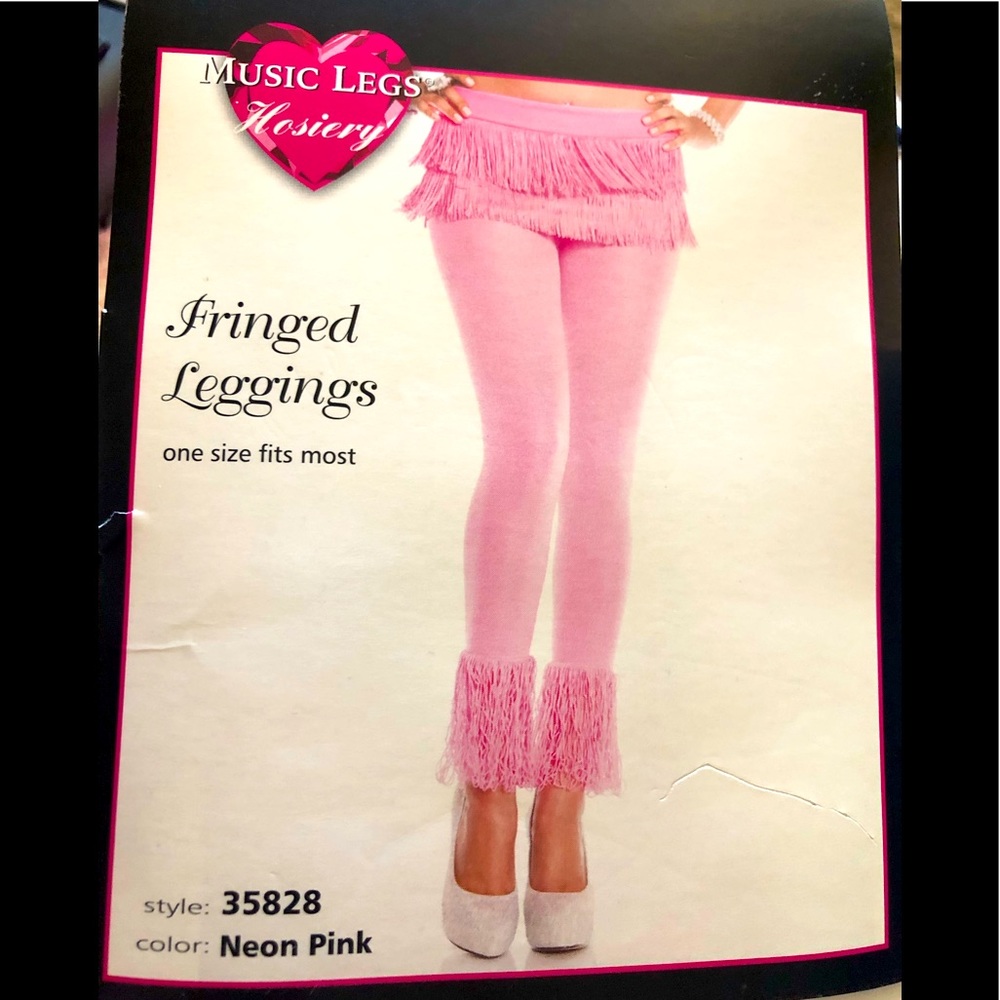 Music Legs Fringed Leggings